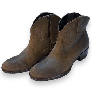 Born Brown Ankle Boots